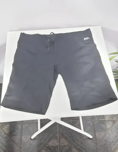 Bermuda Masculina Preta Casual Surfwear Cordão Tamanho M