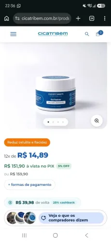 Creme ativador anti celulite