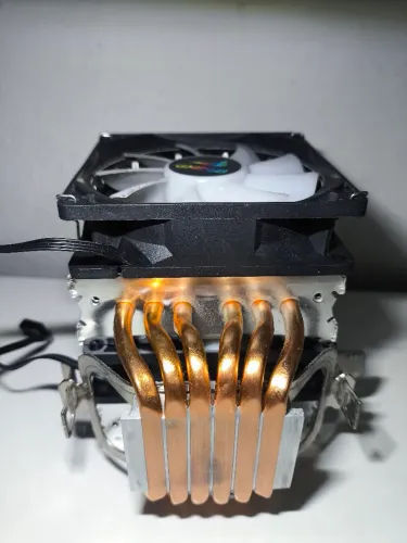 Air Cooler 90MM para cpu 2011 radiador com 6 heatpipes com RGB 4 pinos