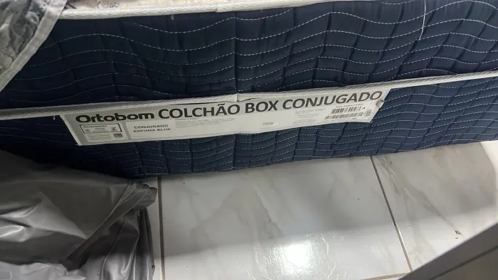 Cama box colchão conjugado