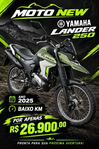 Yamaha Xtz Lander verde 250 km 14.899 2025