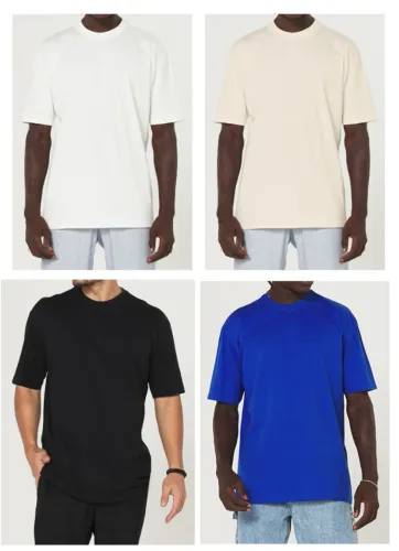 97 Camiseta Lisa Premium Brunx Basic Streetwear - Preta, Branca, Azul e off-white