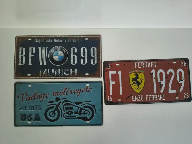 Conjunto Placas Decorativas