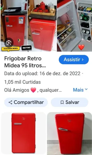 Frigobar Midea seminovo