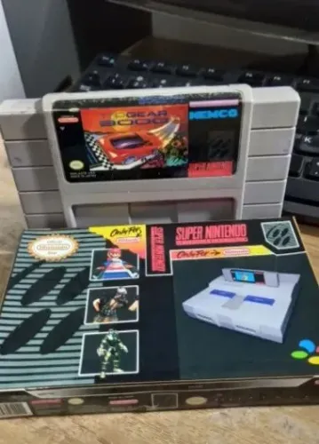 Super Nintendo Top Gear 3000 Original RARA
