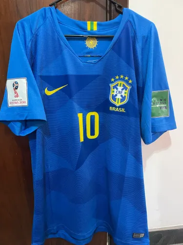 Camisa Brasil 2018 azul Neymar g