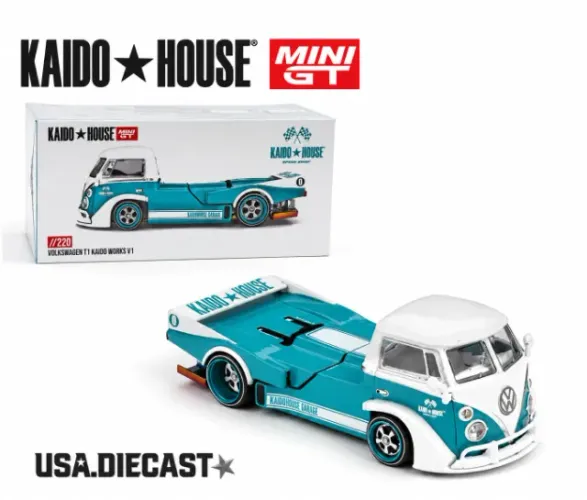 Kaido House Volkswagen T1 KOMBI AZUL (KHMG220)