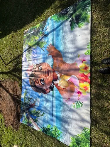 Painel de aniversário da Moana