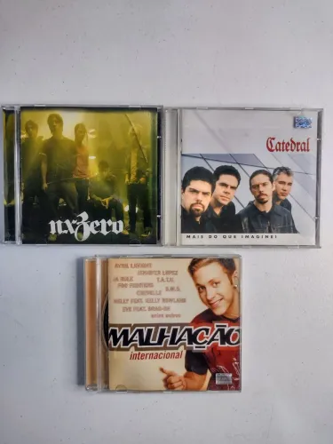 CD ORIGINAL NX ZERO, CATEDRAL E MALHAÇÃO 