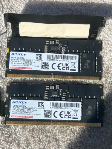 Memória RAM 16GB DDR5 5600 MHz