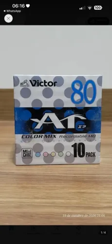 Md Minidisc Jvc 80 Minutos (Usado)