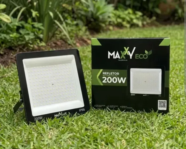 Refletor LED 200w 6500k IP65 Maxxy - Para Quadras e Estacionamento