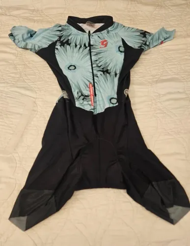 2 Roupas de Ciclismo Mauro Ribeiro M - Bretelle e Macaquinho (Estado de Novo)