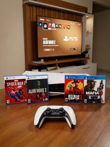 Playstation 5 Versão 14.00 - Com Leitor Branco