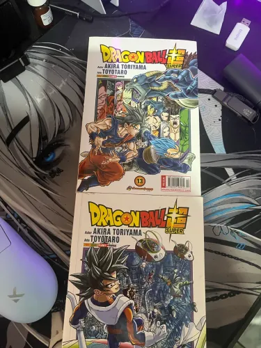 LEIA DESCRIÇÃO Mangas Dragon ball super volume 13 e 14 ambos