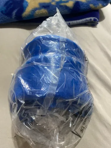 Bola de ginástica e Pilates azul 65cm