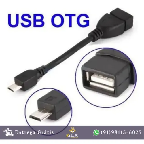 Cabo Otg Micro Usb Adaptador Pendrive para Tablet *ENTREGA GRÁTIS*