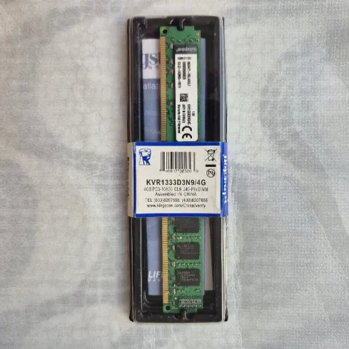 Memória Ram Kingston 4gb DDR3 Lacrada