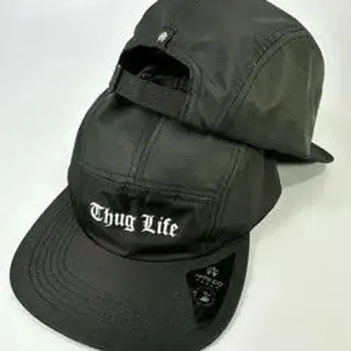 BONÉ FIVE PANEL THUG PRETO