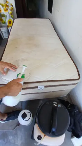 Cama lavagem a seco