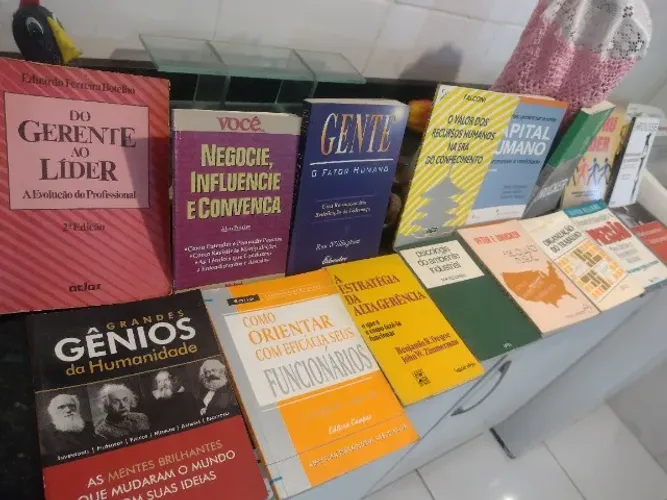 Vendo livros da área de Recursos humanos e administração, tudo por um só preço. Guaraituba