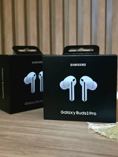 Fone Bluetooth Samsung Galaxy Buds3 Pro Branco Tradutor Com IA ANC IP57