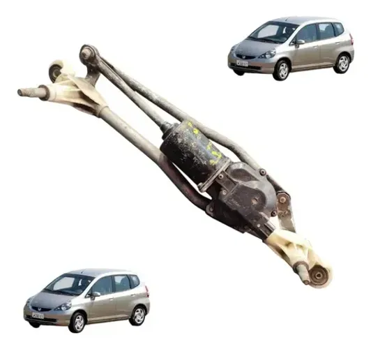 Motor Limpador Parabrisa Com Galhada Honda Fit 2004