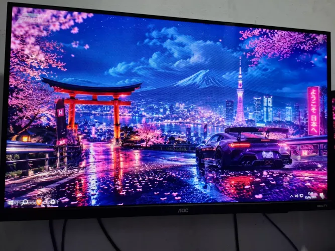 Tv 32 aoc roku tv em perfeito estado