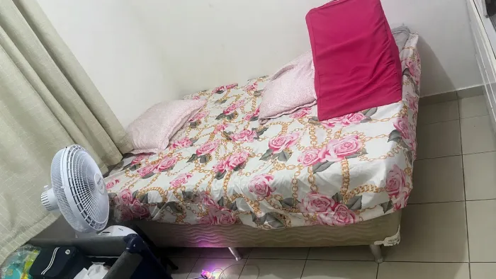 Cama Box Casal Completa (Base + Colchão)