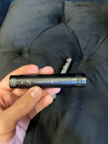 Par de microfone condensador direcional senheiser 