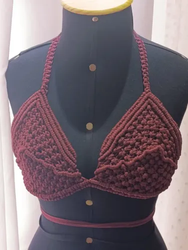 Top em Macramé