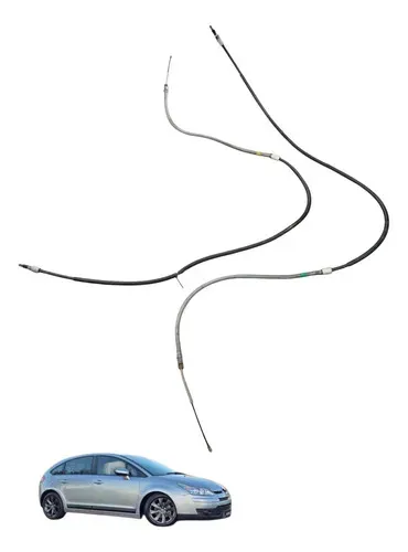 Par Cabo Freio Mão Citroen C4 Glx Hatch 2013 2014 2015