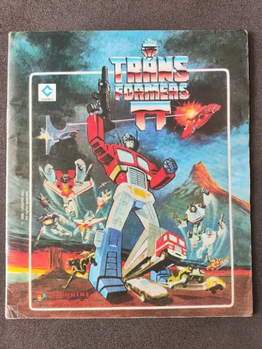 Álbum Transformers (Cedibra) - Completo e com Pôster. Ótimo! Ano de 1986