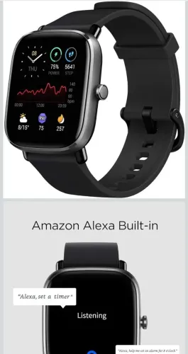 Relógio Amazfit GTS Mini2