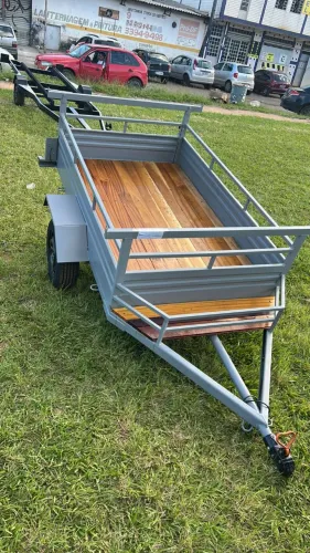 Carretinha 2.00 x 1.20 desenvolvida para maior resistência
