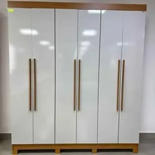 Guarda Roupa Casal Em MDF 6 Portas e 2 Gavetas Rufato Novo Direto da Fabrica 