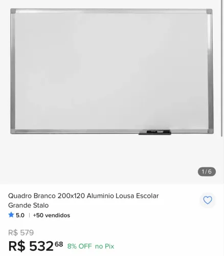 Quadro lousa branco
