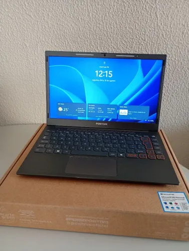 Notebook Positivo Vision C14 com Webcam Nota Fiscal e Caixa