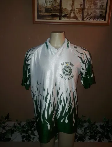 Camisa antiga da torcida dragões alviverde Coritiba