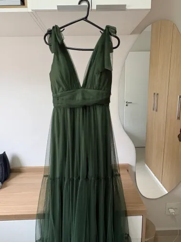 Vestido de festa / Verde Oliva