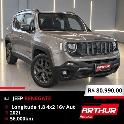 Jeep Renegade Longitude 1.8 4X2 Flex 16V Aut. 2021