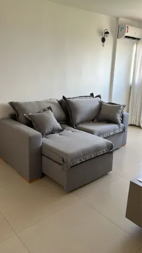 Sofá no linho