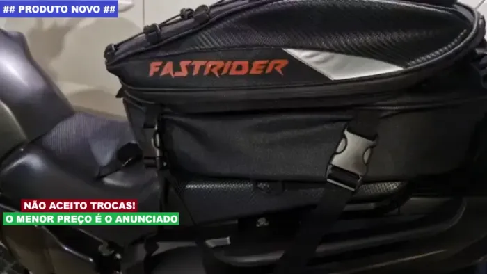 Bolsa Traseira Impermeável Multifuncional Para Moto 37L - FastRider - NOVA
