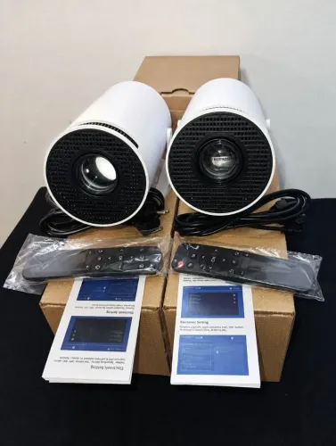 Projetor Smart Android HY300 Wi-Fi Bluetooth Tela até 200 polegadas HDMI | Novo