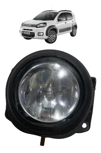 Farol De Milha Fiat Uno Way 2015 51741266 Prateado