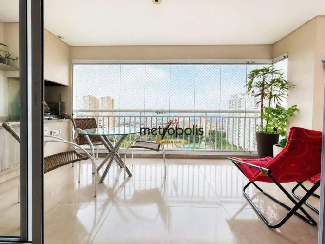 Apartamento com 3 dormitórios à venda, 128 m² por R$ 1.800.000,00 - Boa Vista - São Caetan