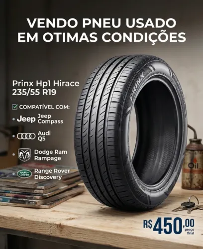 PNEU PARA SUV (RANGE ROVER DISCOVERY/ AUDI Q5, DODGE RAM RAMPAGE, RANGE ROVER EVOQUE) 