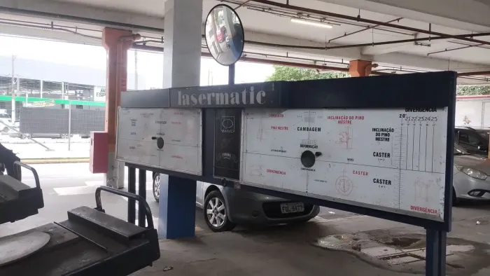 Rampa para alinhamento automotiva 