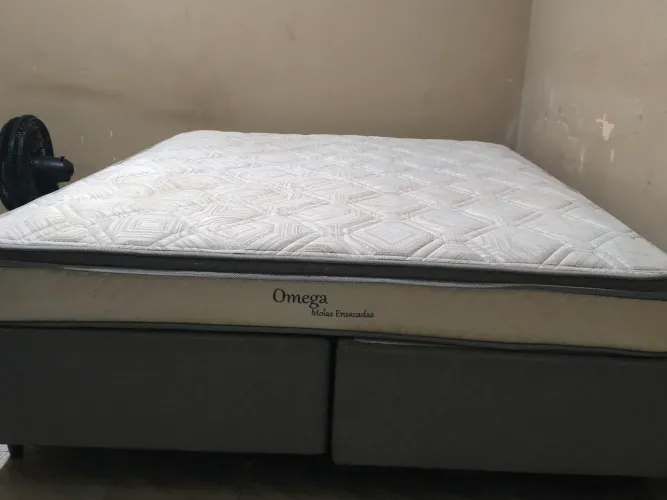 Cama omega molas ensacadas king size