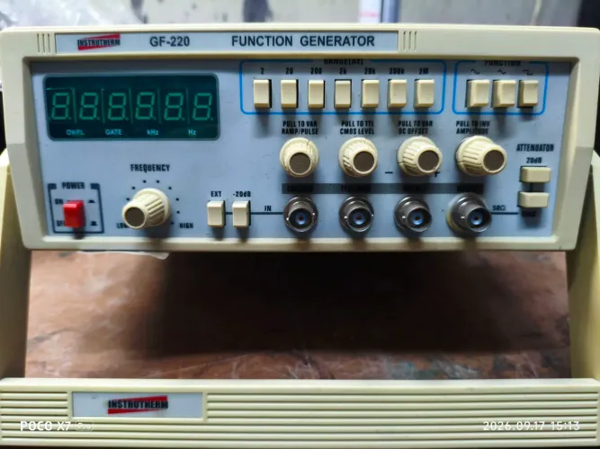 Gerador de Funções GF220 Instrutherm